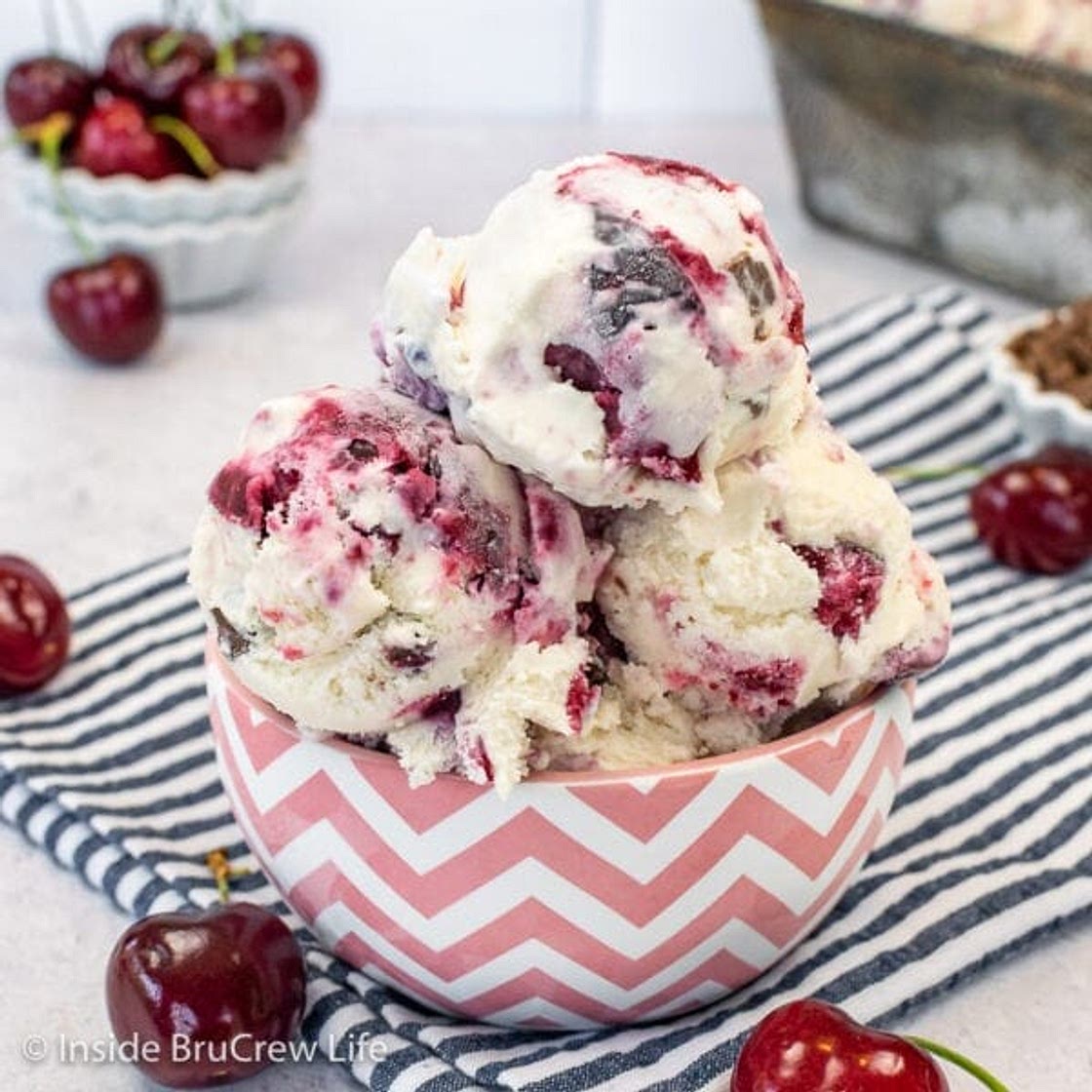 Cherry Vanilla Ice Cream