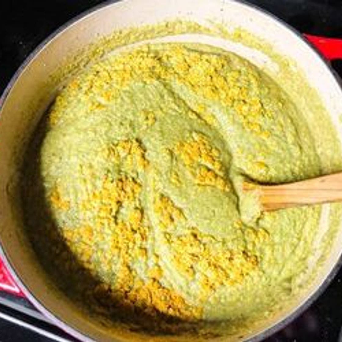 Roasted Broccoli and Cauliflower Soup