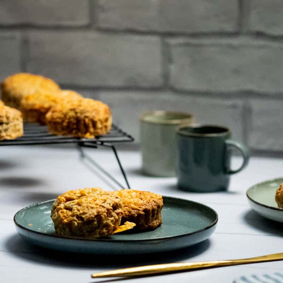 Light and Fluffy Cheese Scones - Savoury Scones Recipe