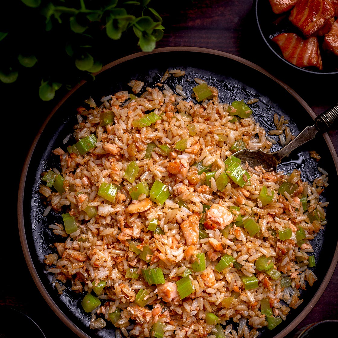 Salmon Fried Rice