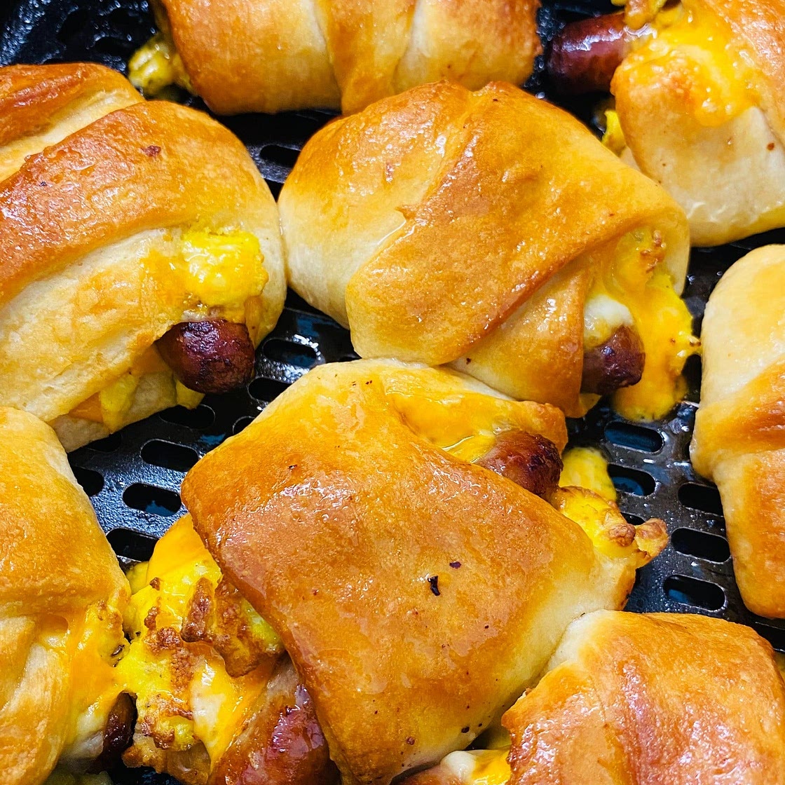 Air Fryer Breakfast Roll Ups