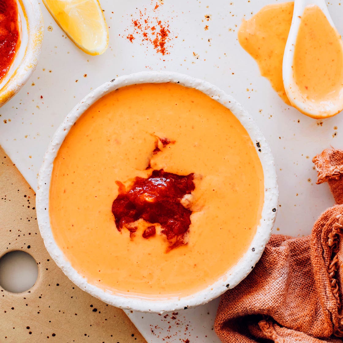 5-Minute Harissa Tahini Sauce