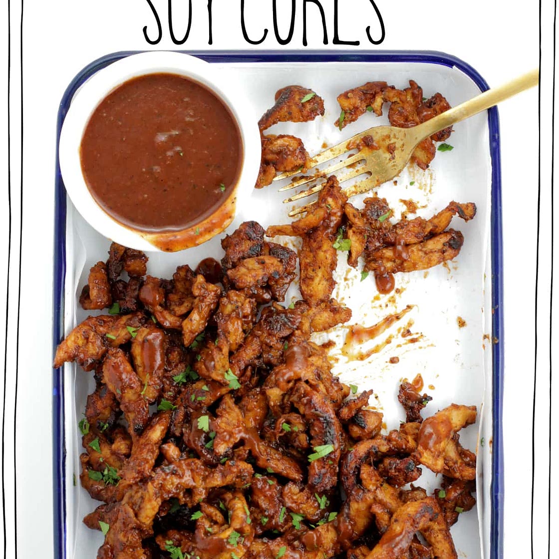 Vegan Jerk BBQ Soy Curls