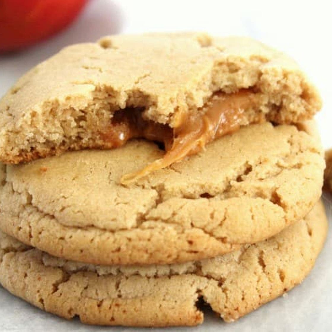 Caramel Apple Cider Cookies