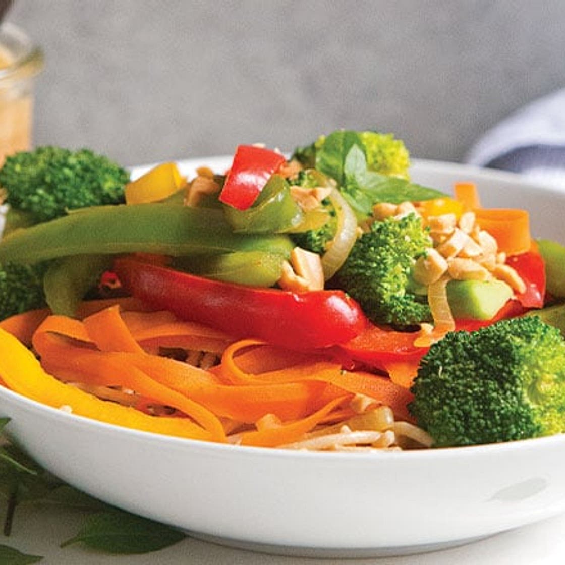 Nutty Noodles with Vegetables