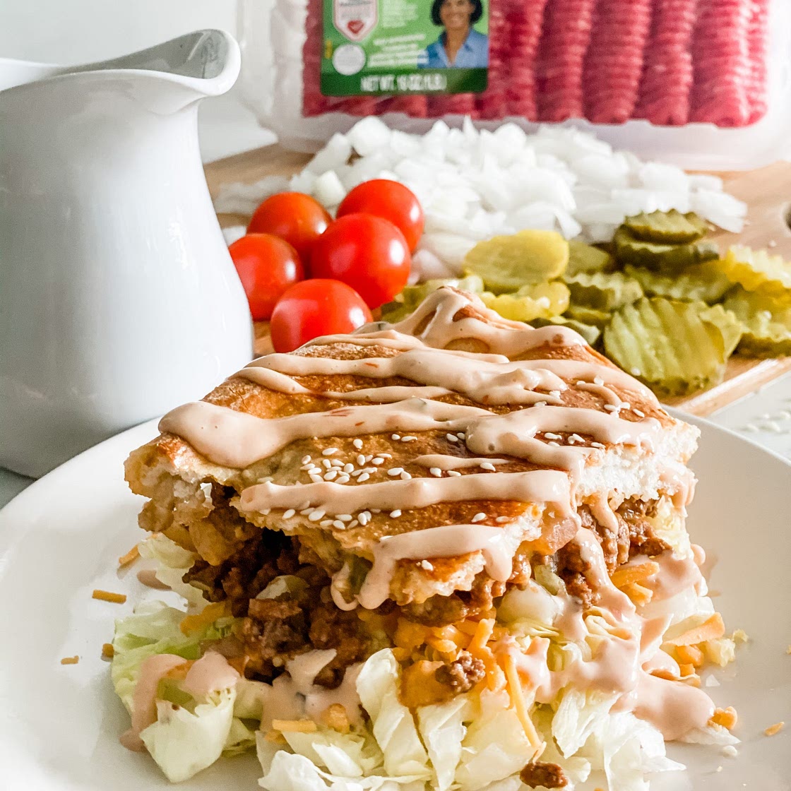 Lightened Up Hamburger Casserole