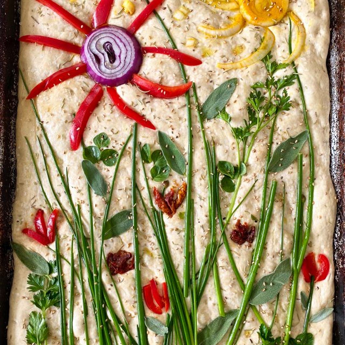 Sourdough Focaccia Art
