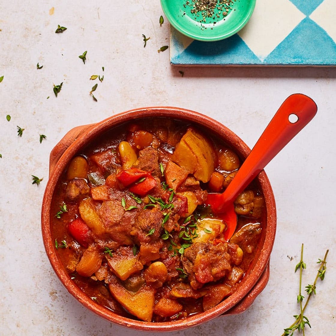 Balsamic Slow Cooker Beef Stew | Slimming & Weight Watchers Friendly