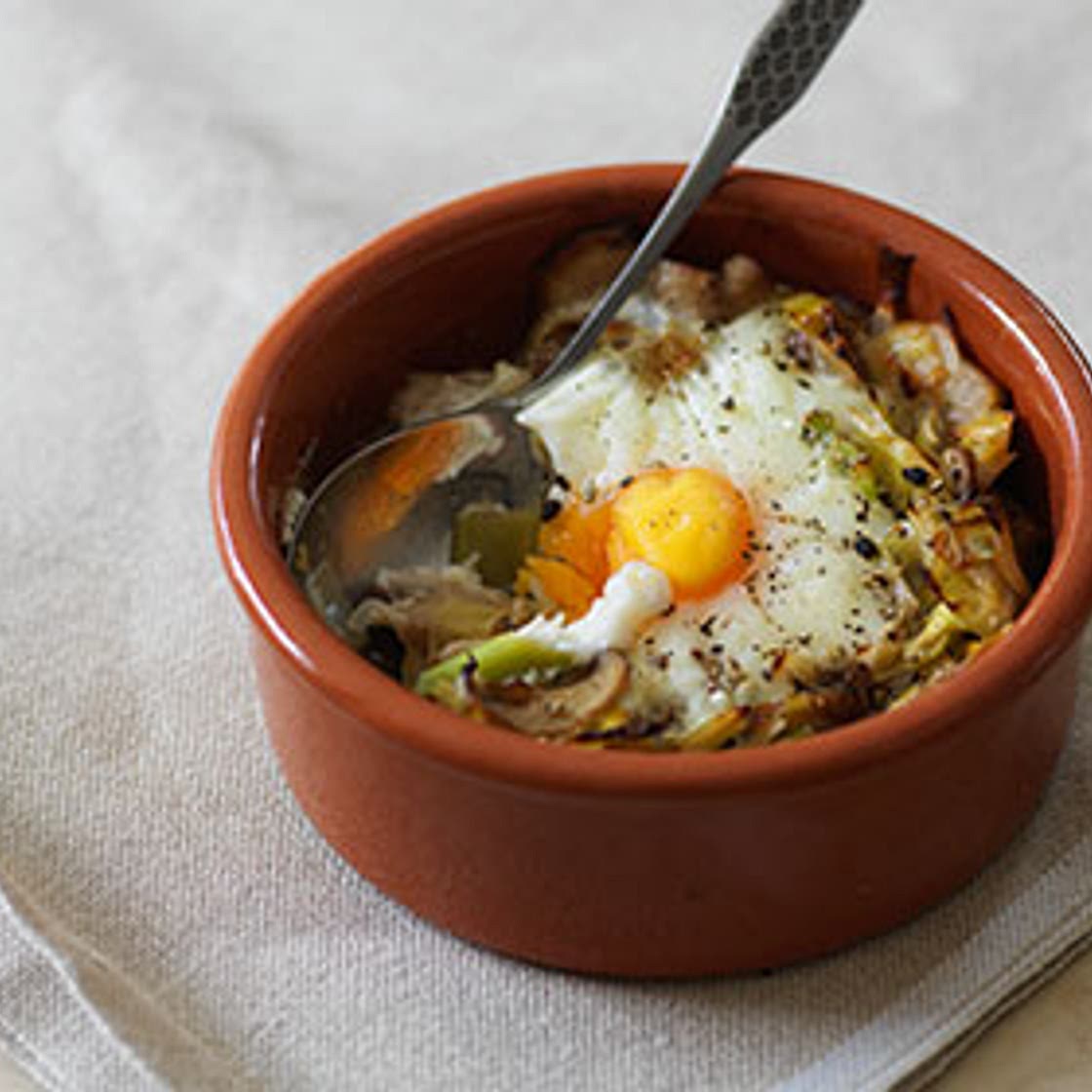 Baked eggs