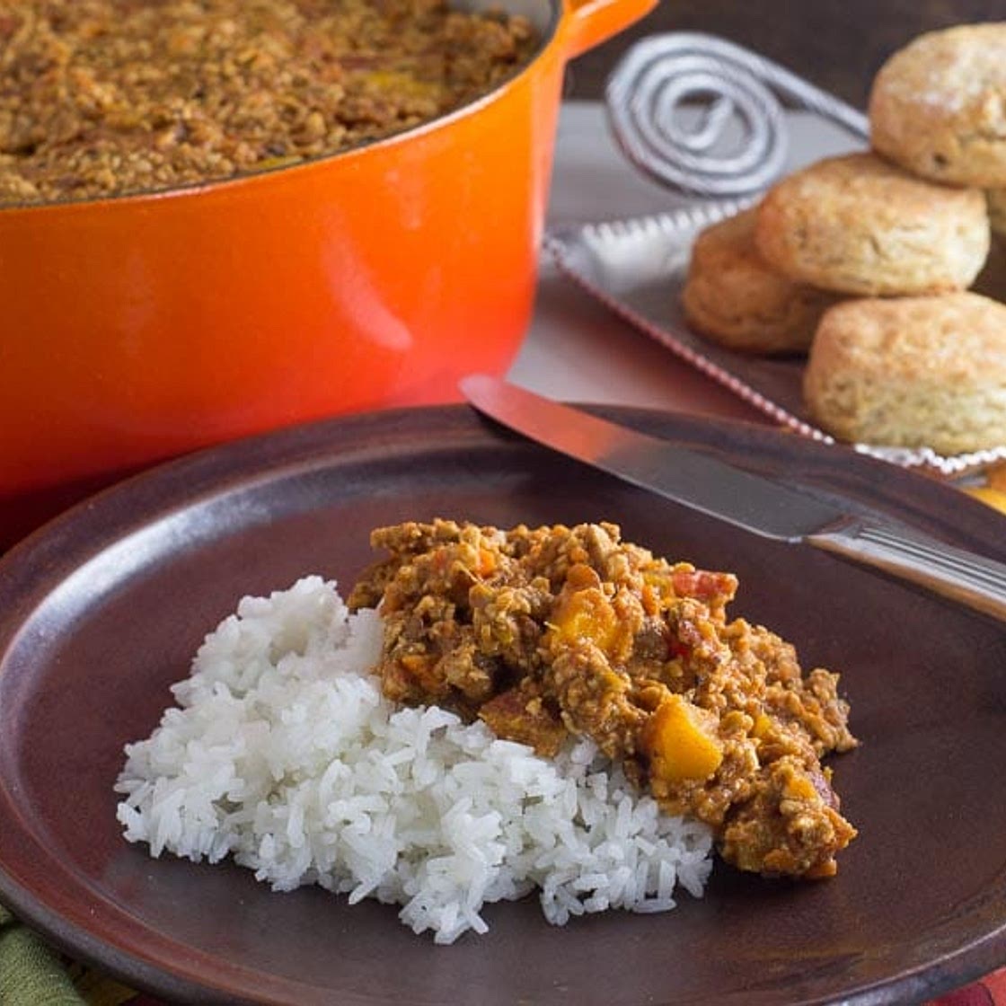 Low FODMAP Tempeh Lentil Chili with Butternut Squash