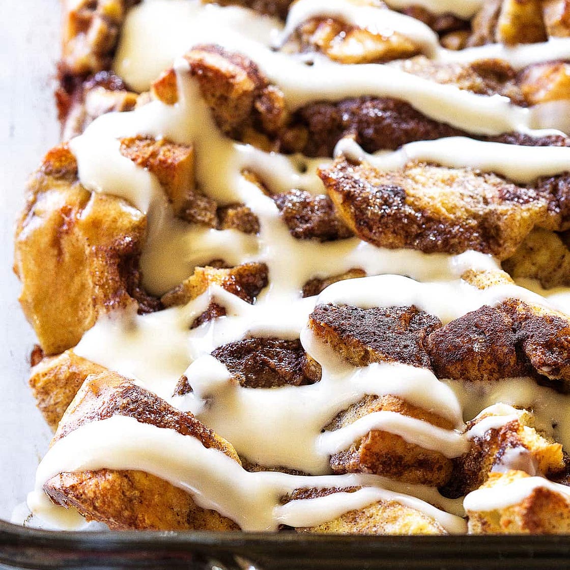 Cinnamon Roll Breakfast Bake