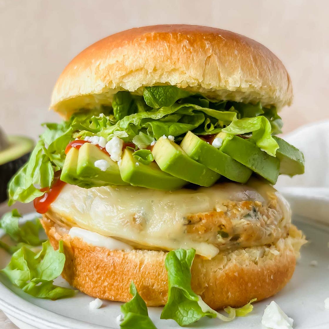 Chicken Burgers with Feta