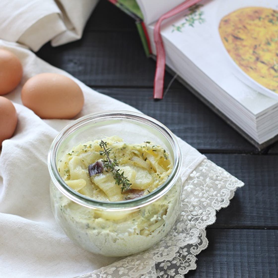 Frittata di patate in vasocottura