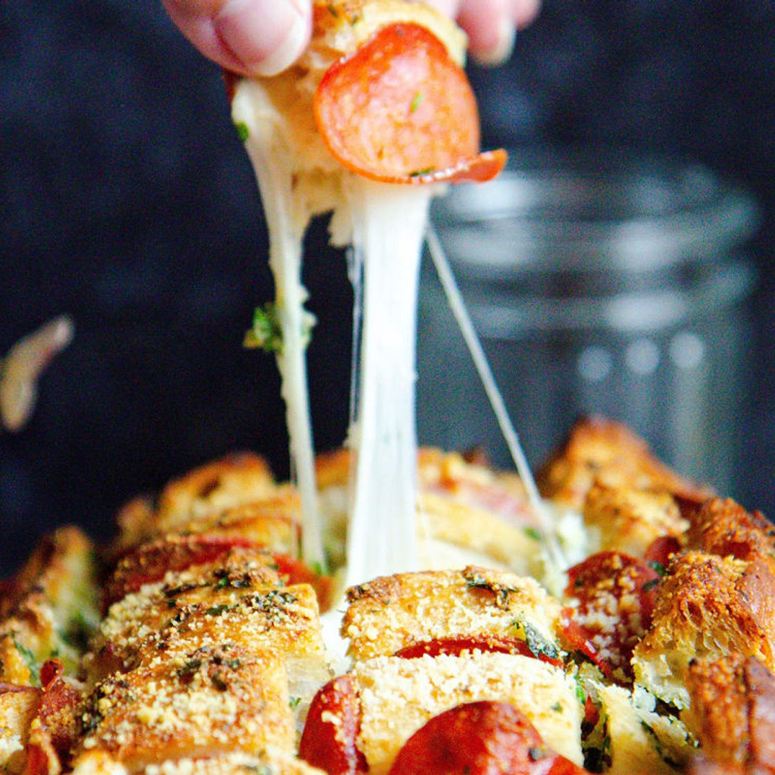 Pepperoni Pull-Apart Bread Recipe