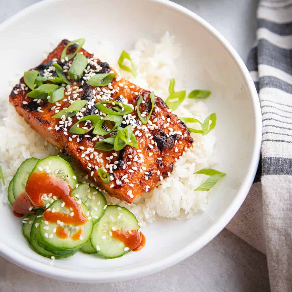 Air Fryer Miso Salmon