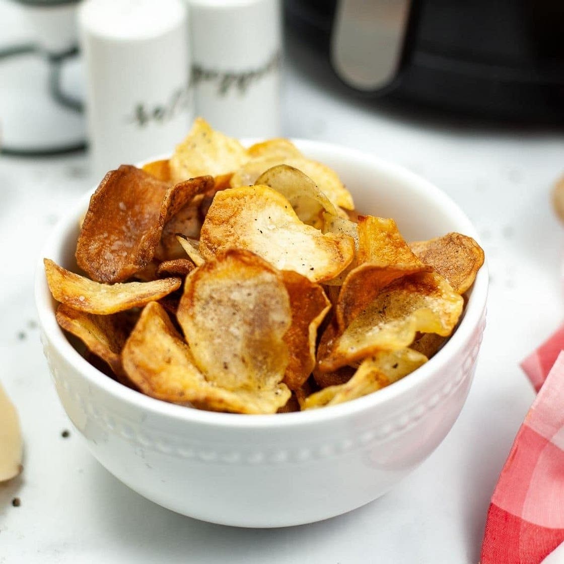 Homemade Air Fryer Potato Chips