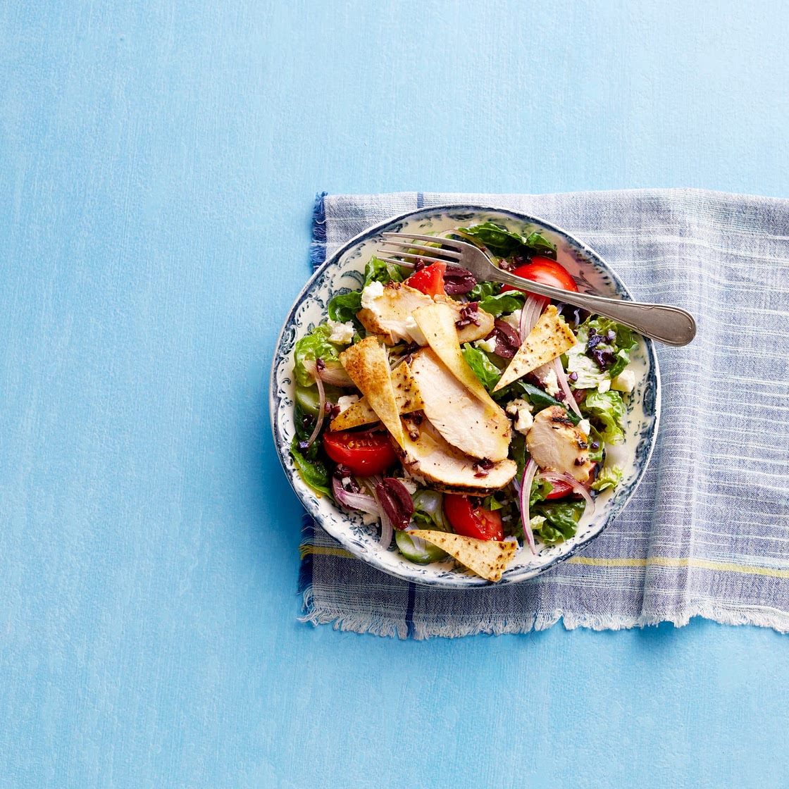 Greek Salad with Chicken