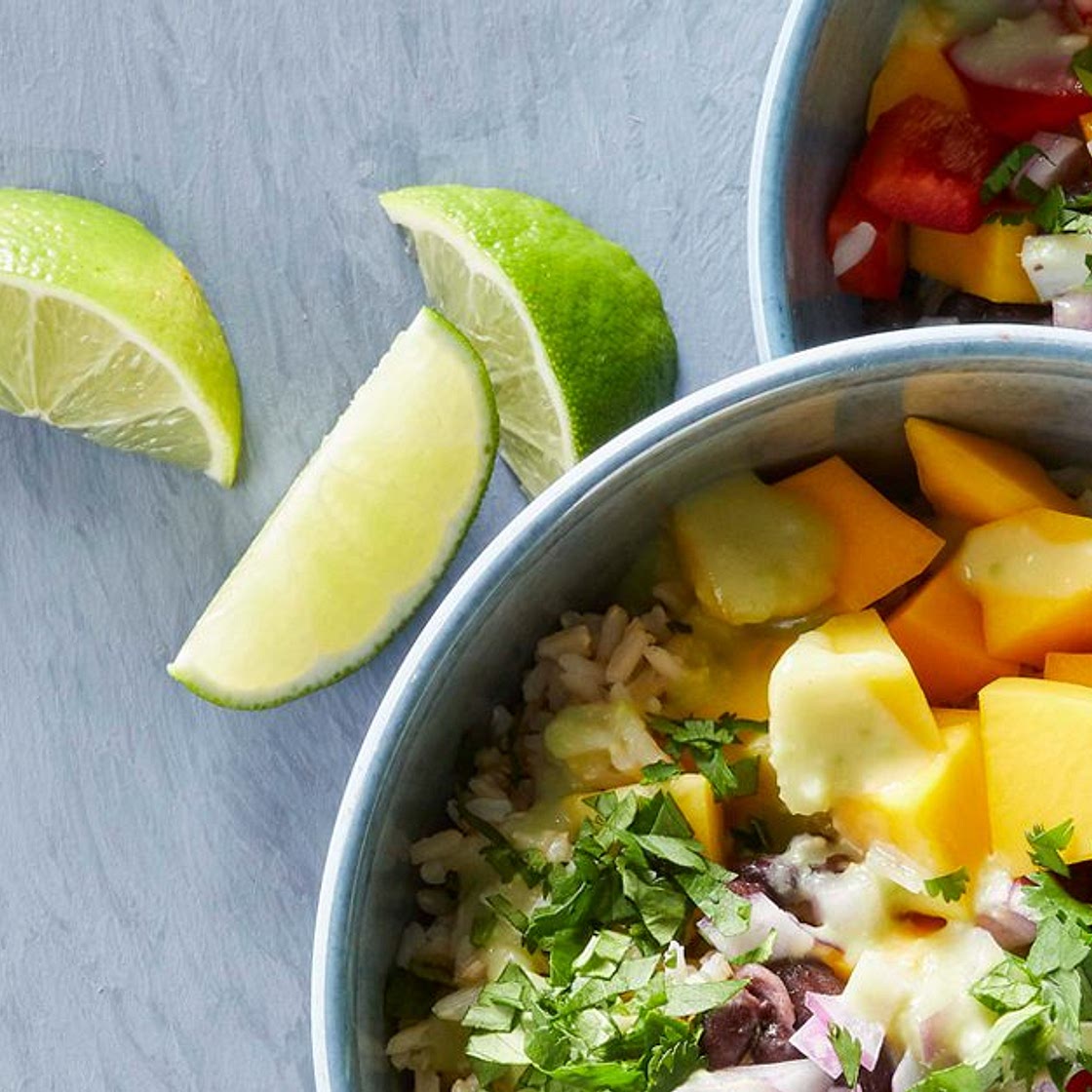 Mango Rice Salad Bowls