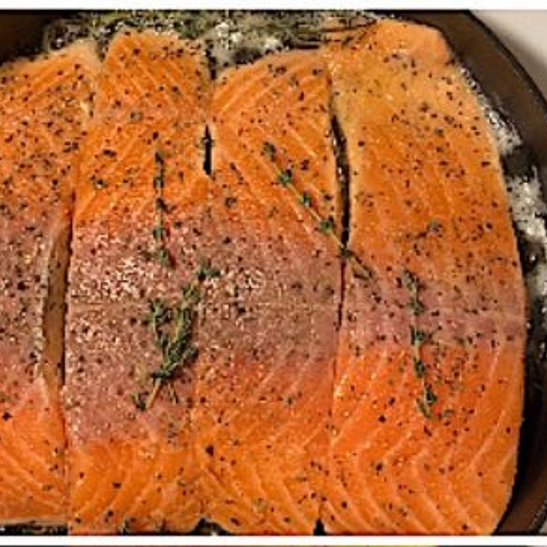 Creamy Lemon & Herb Salmon