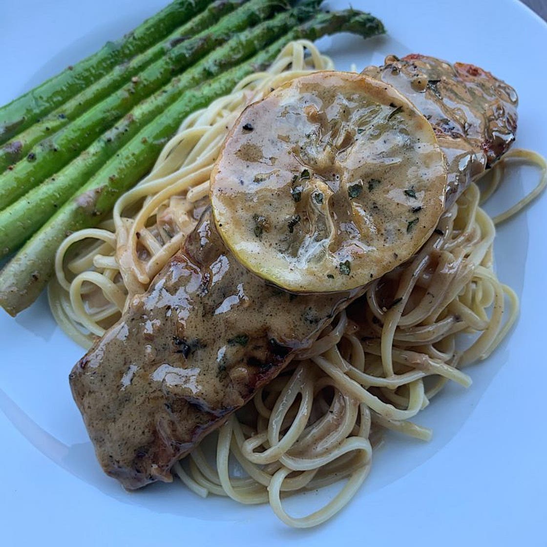 Creamy Lemon & Herb Salmon