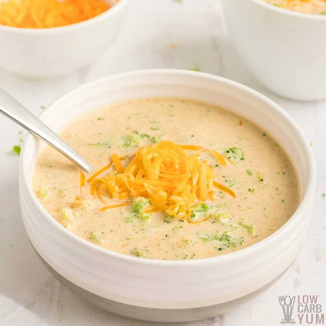 Creamy Keto Broccoli Cheese Soup