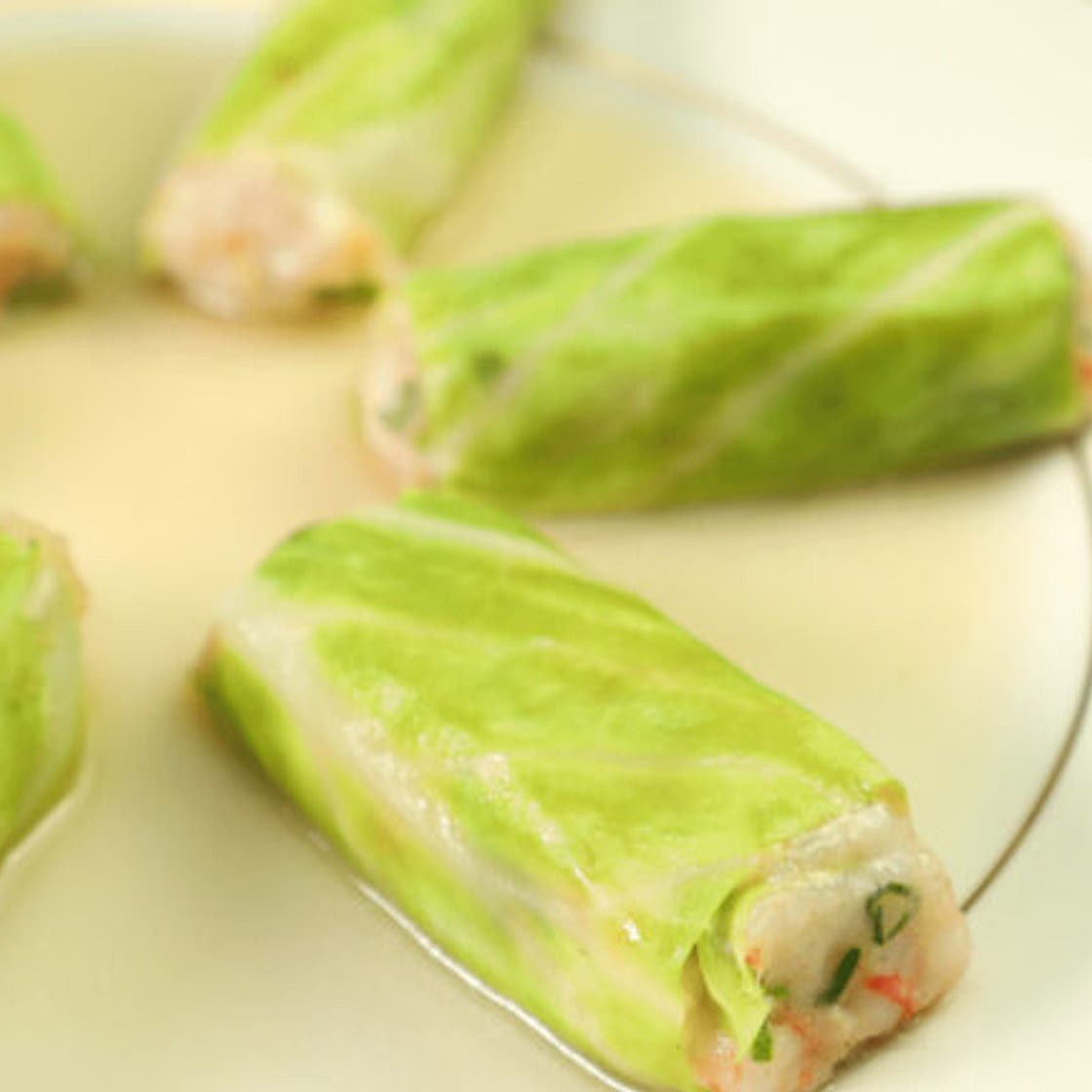 Shrimps Cabbage Rolls