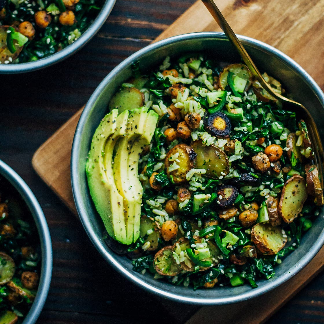 Kale Detox Salad w/ Pesto