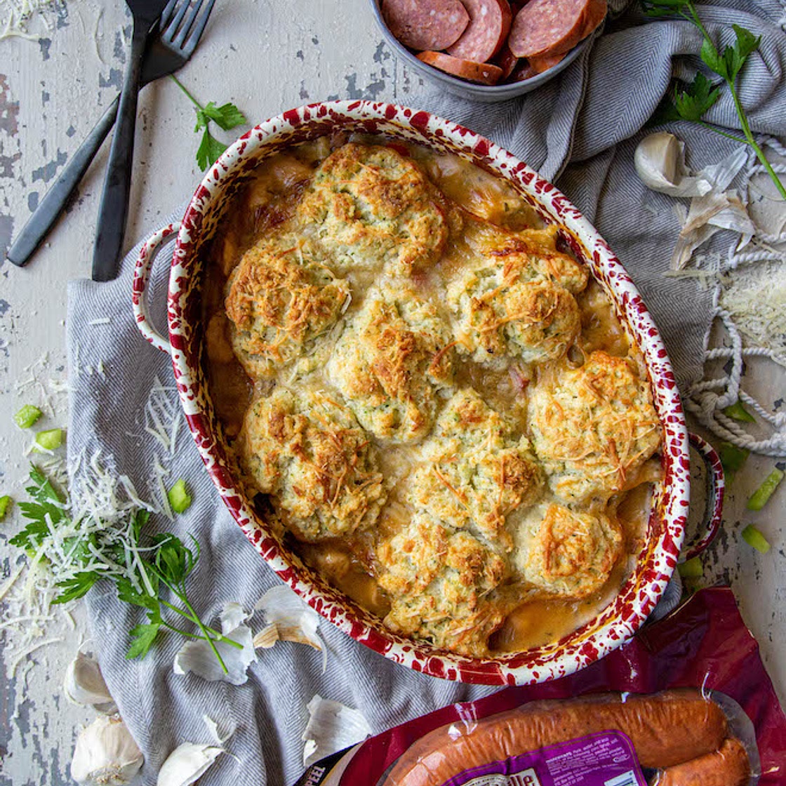 Andouille Sausage and Chicken Pot Pie