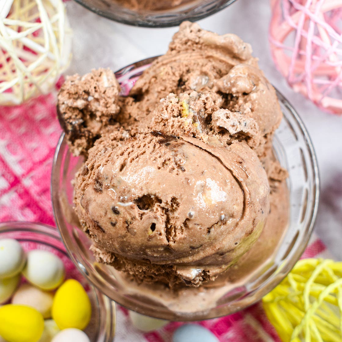 Mini Egg Ice Cream (Easy Easter Dessert Recipe)