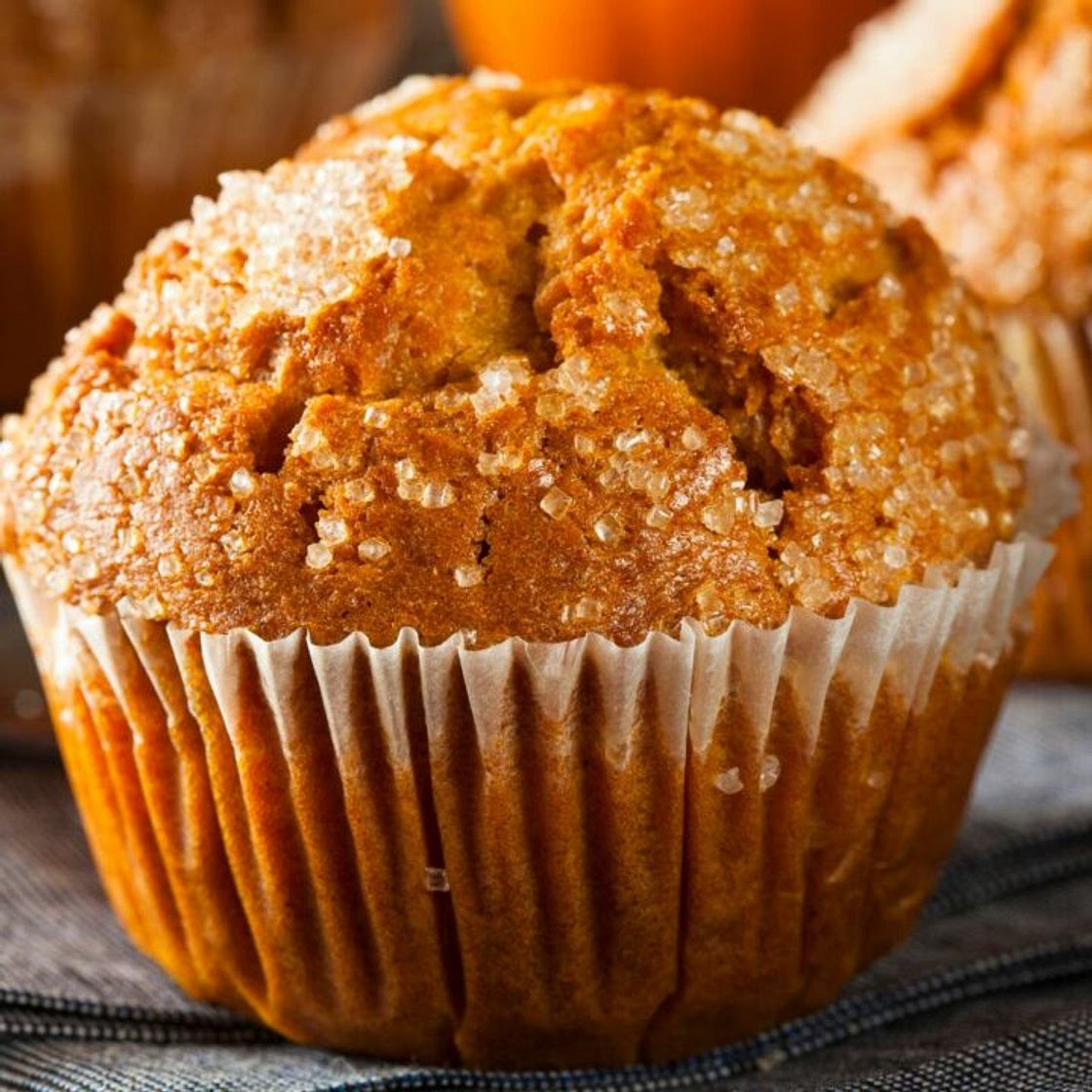 Spice Cake Pumpkin Muffins