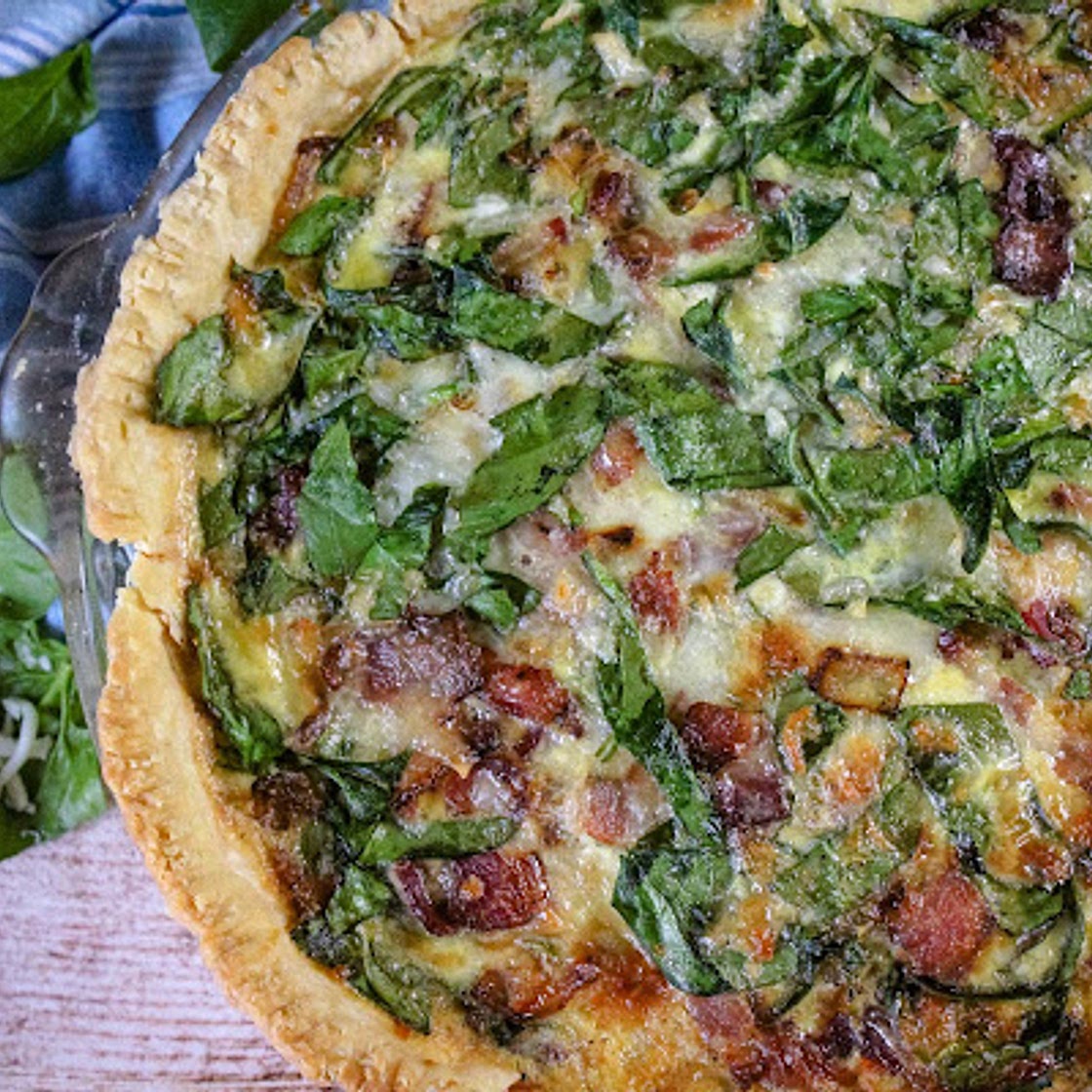 Kitty's Spinach Quiche