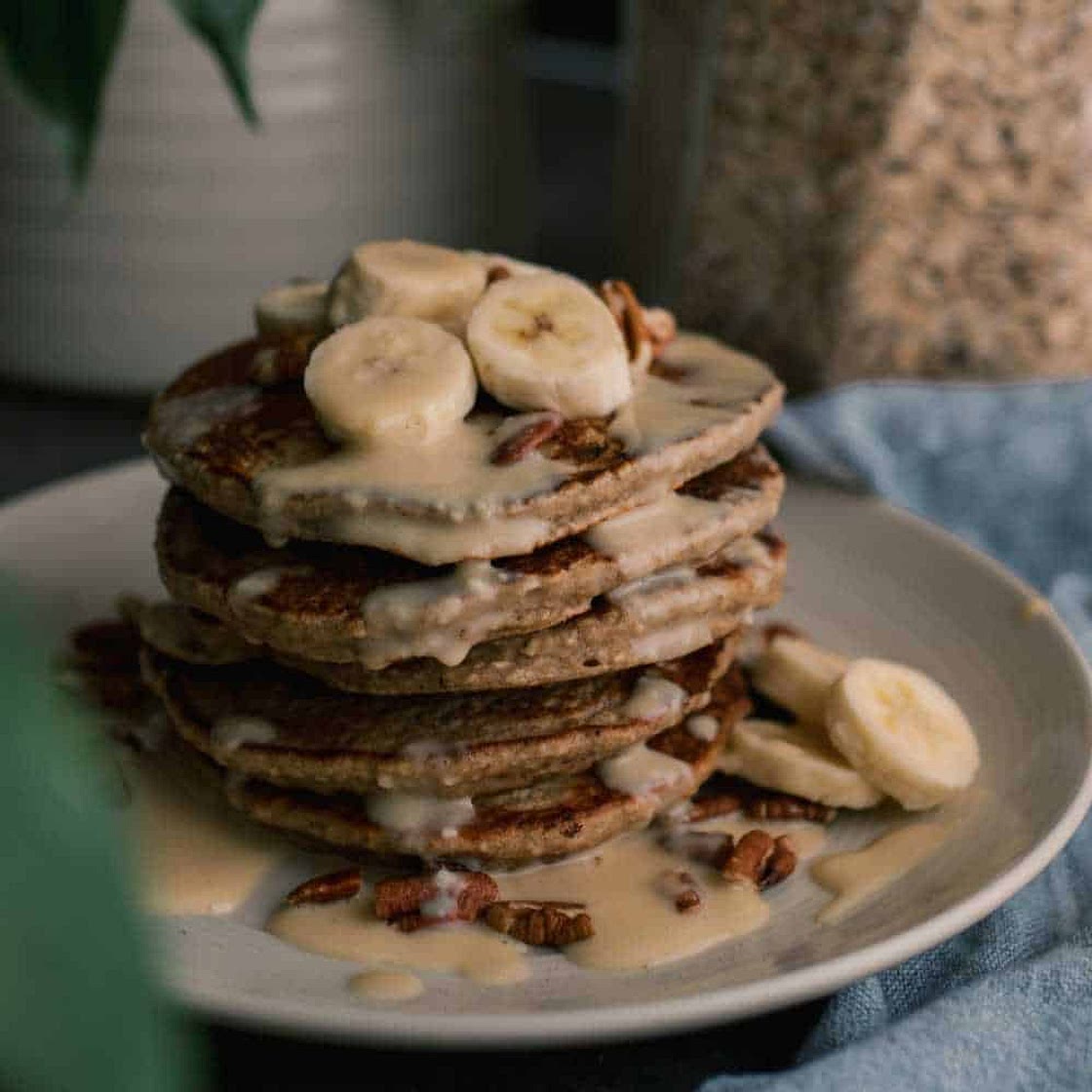 Oat Flour Banana Pancakes