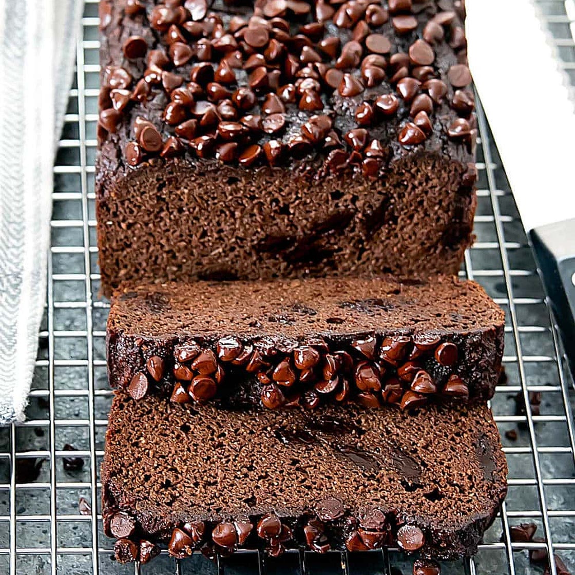 Flourless Chocolate Pumpkin Bread