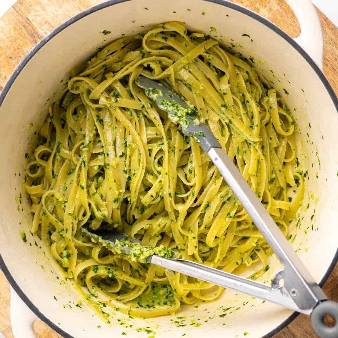 Pasta al Pesto (Basil Pesto Pasta)