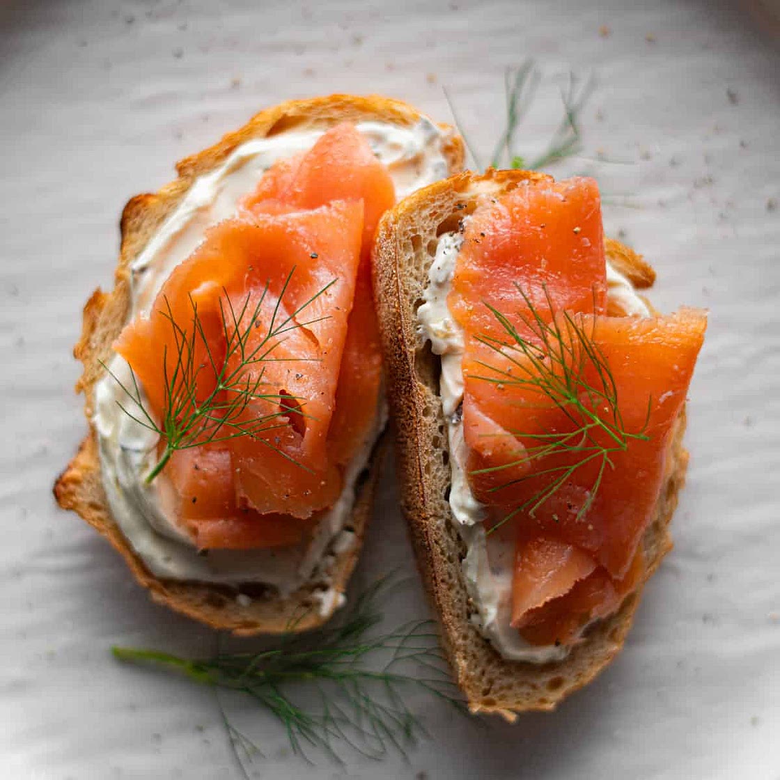 Smoked Salmon Toast
