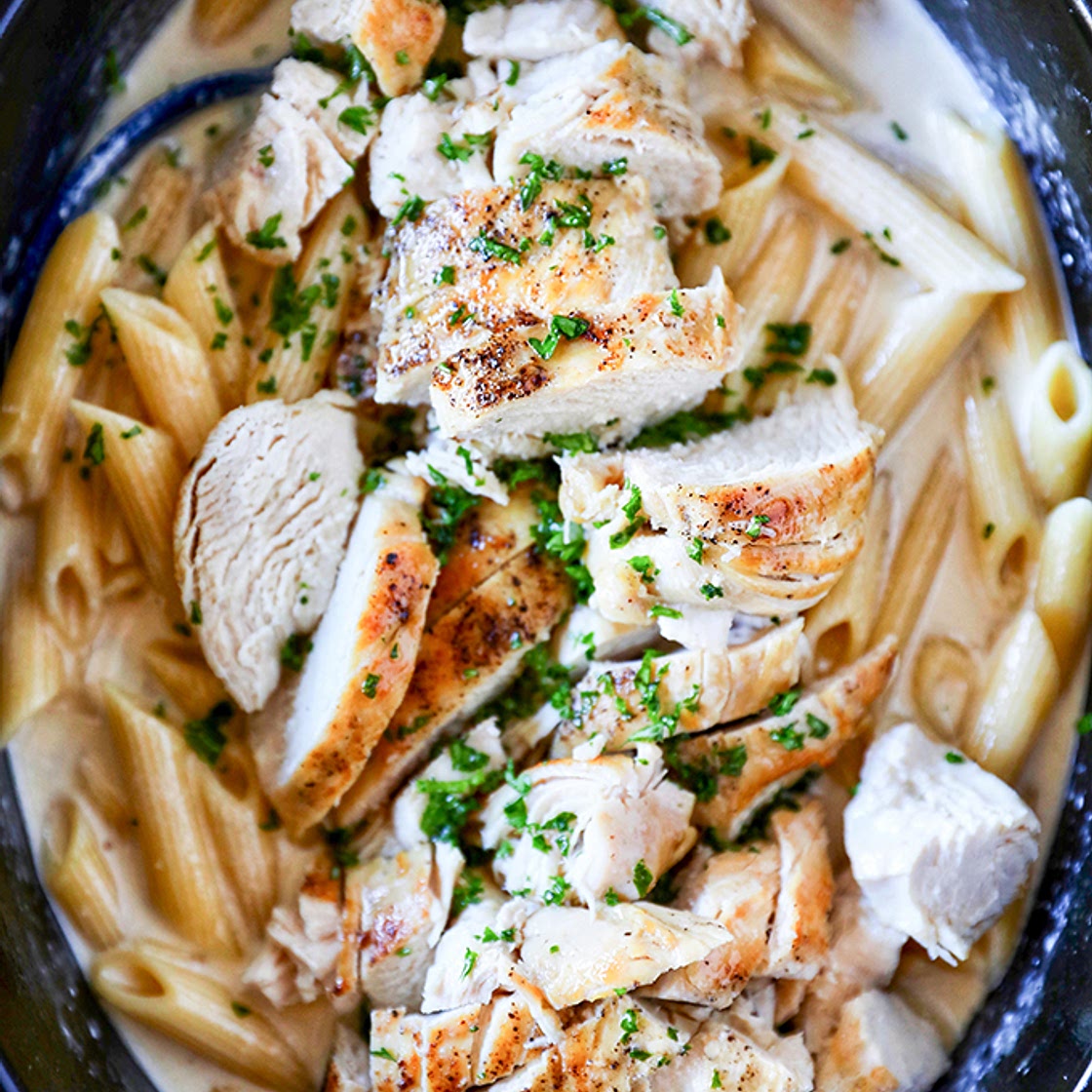 Slow Cooker Chicken Alfredo