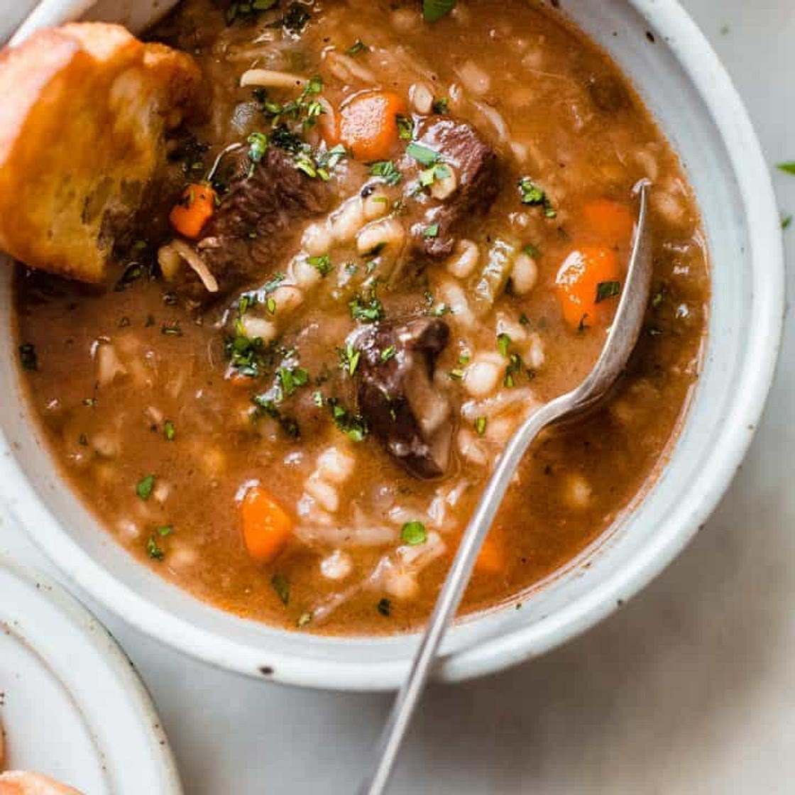 Comforting Beef Barley Soup (Instant Pot)