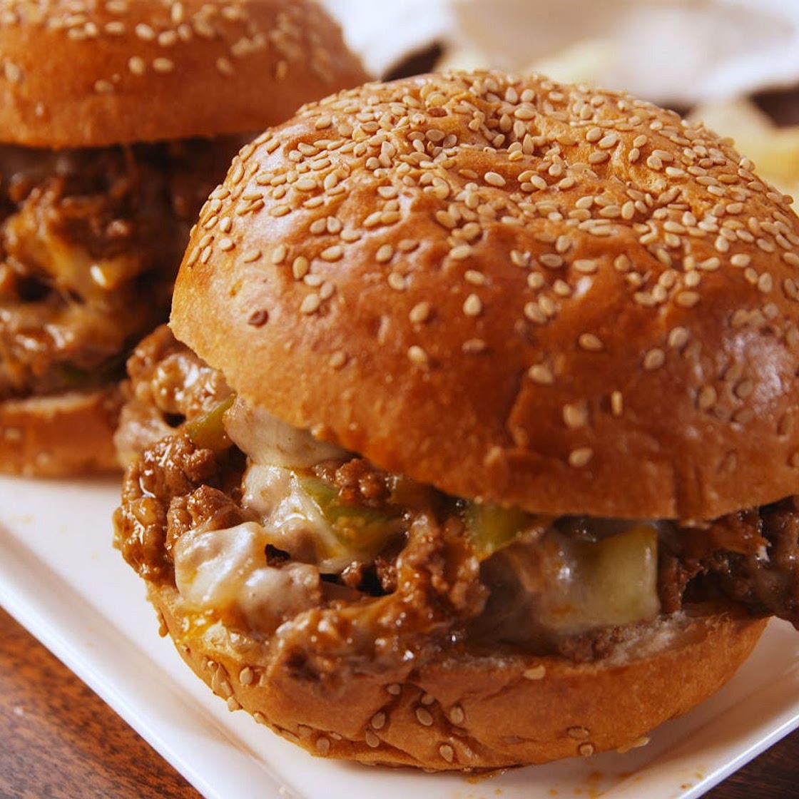 Cheesesteak Sloppy Joes
