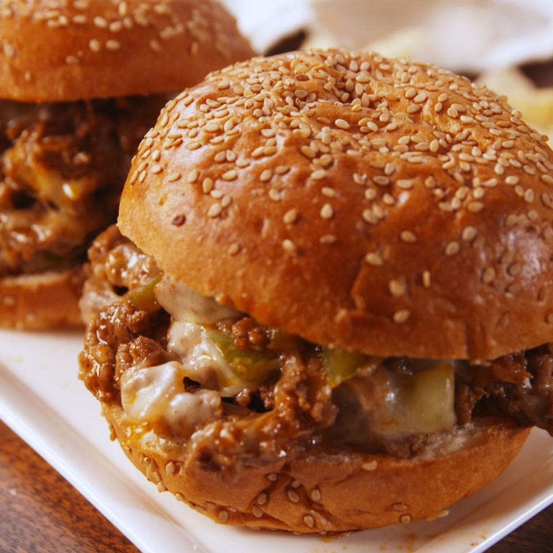 Cheesesteak Sloppy Joes
