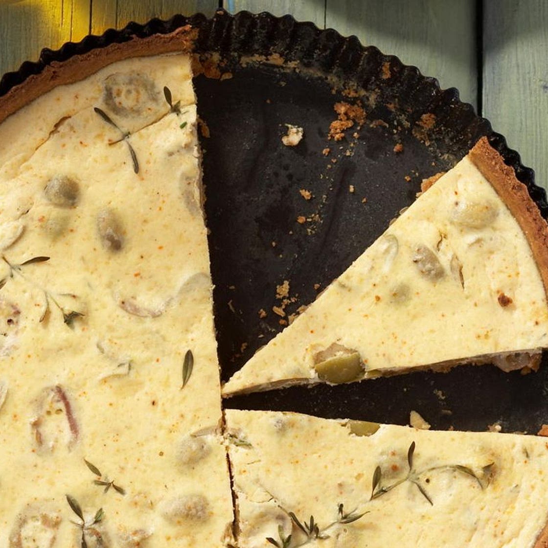 Oliven-Ricotta-Tarte
