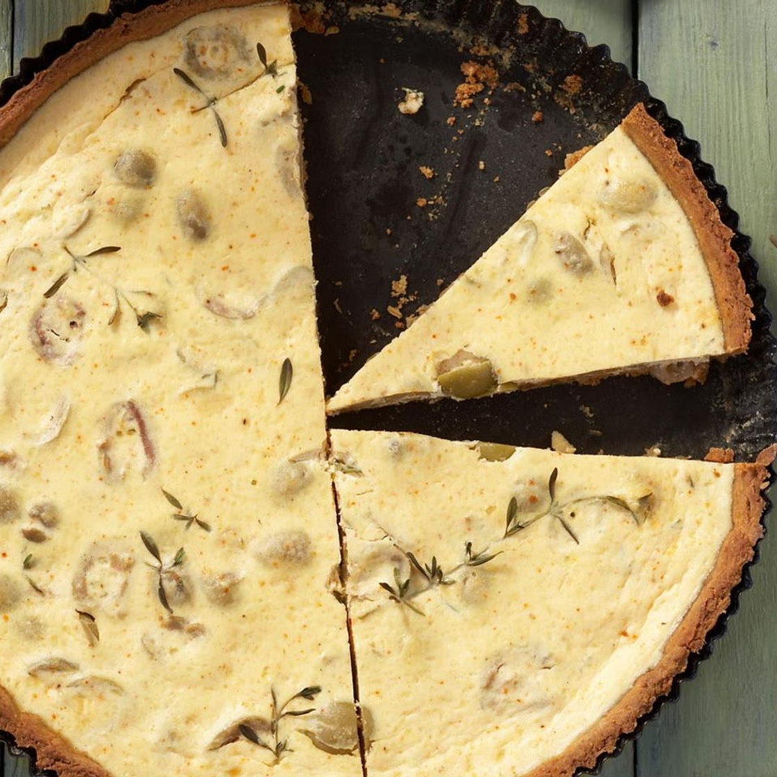 Oliven-Ricotta-Tarte