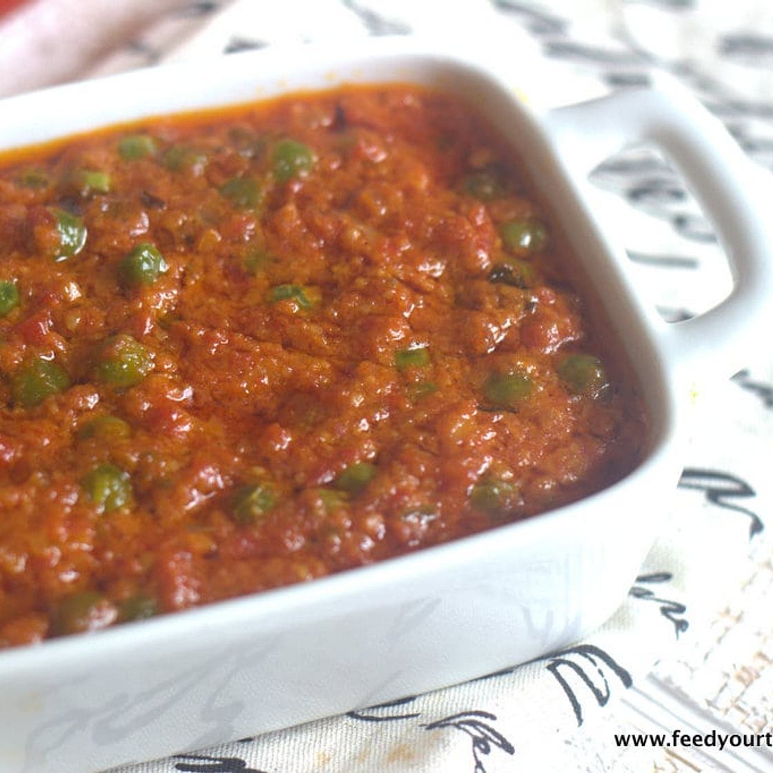 Peas / Matar curry – Restaurant style