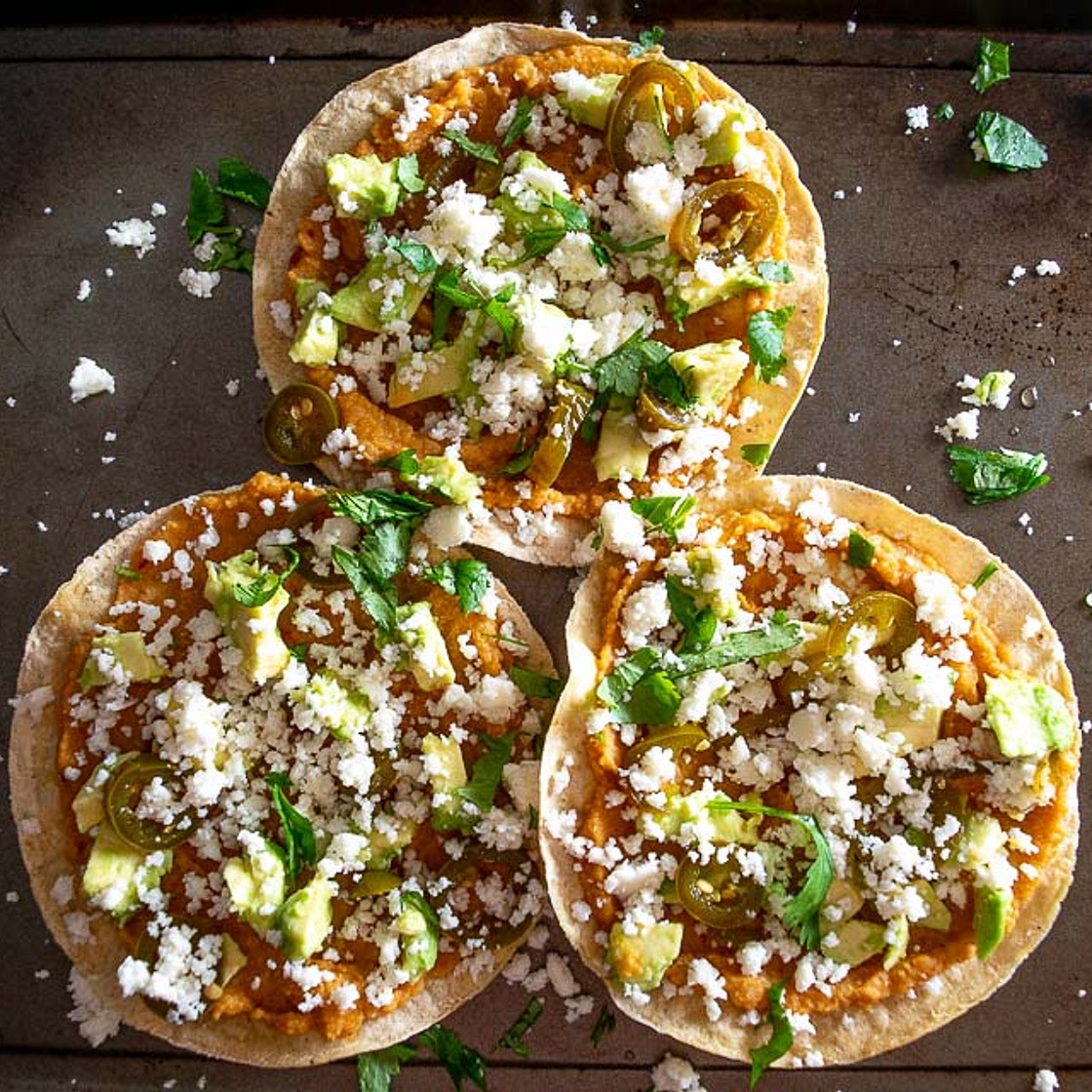 Spicy Chickpea Tostadas