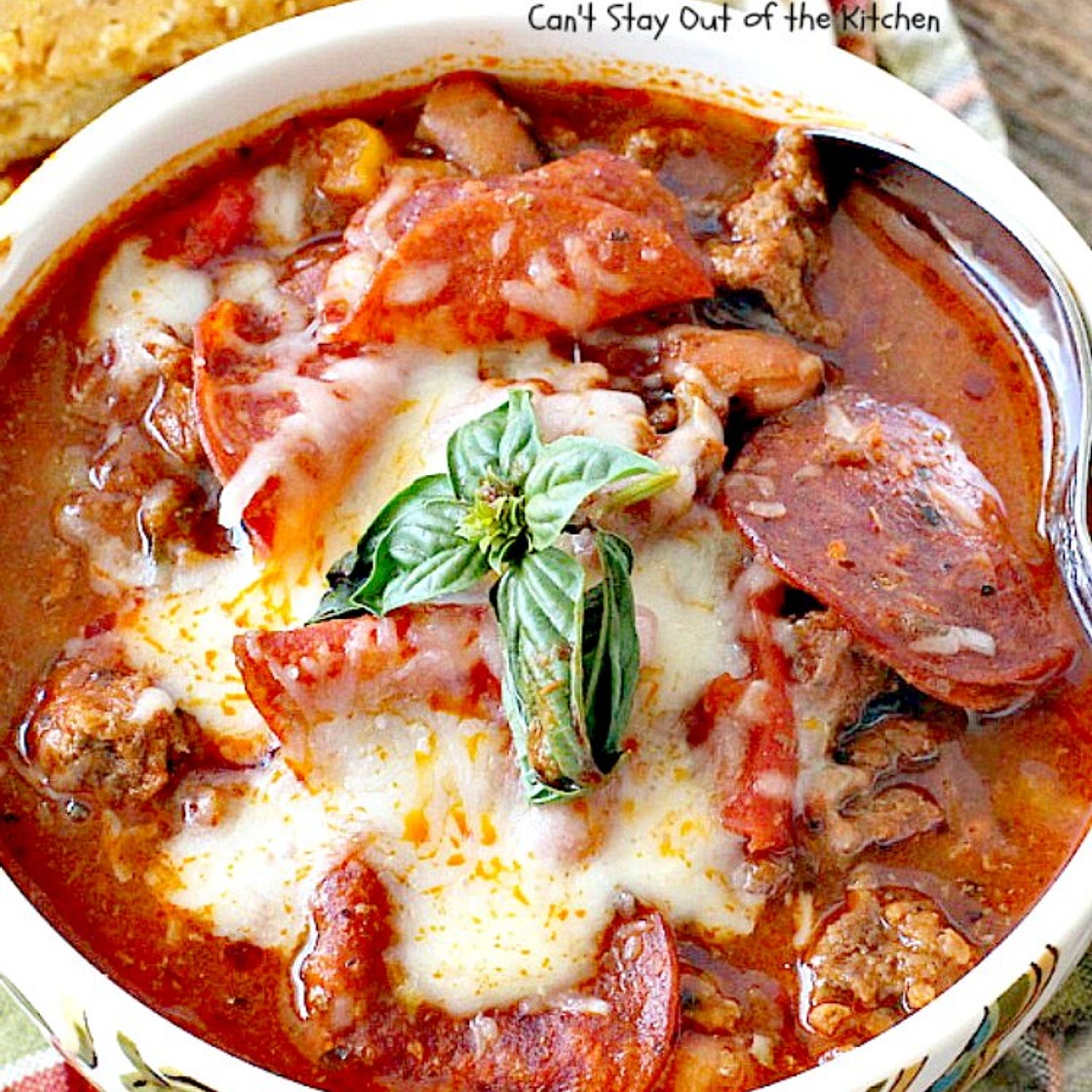 Pepperoni Pizza Chili