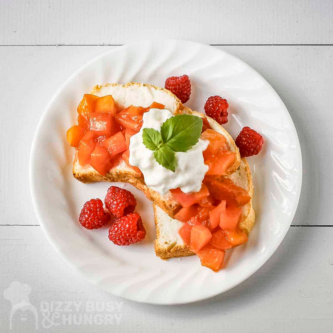 Nectarine Compote Dessert