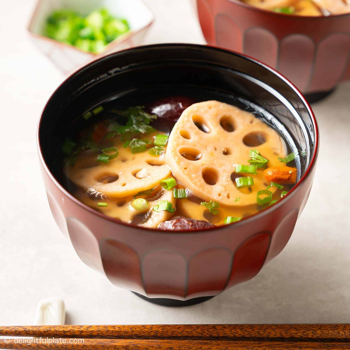 Vegan Lotus Root Soup