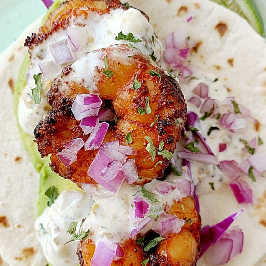 Air Fryer Shrimp Tacos