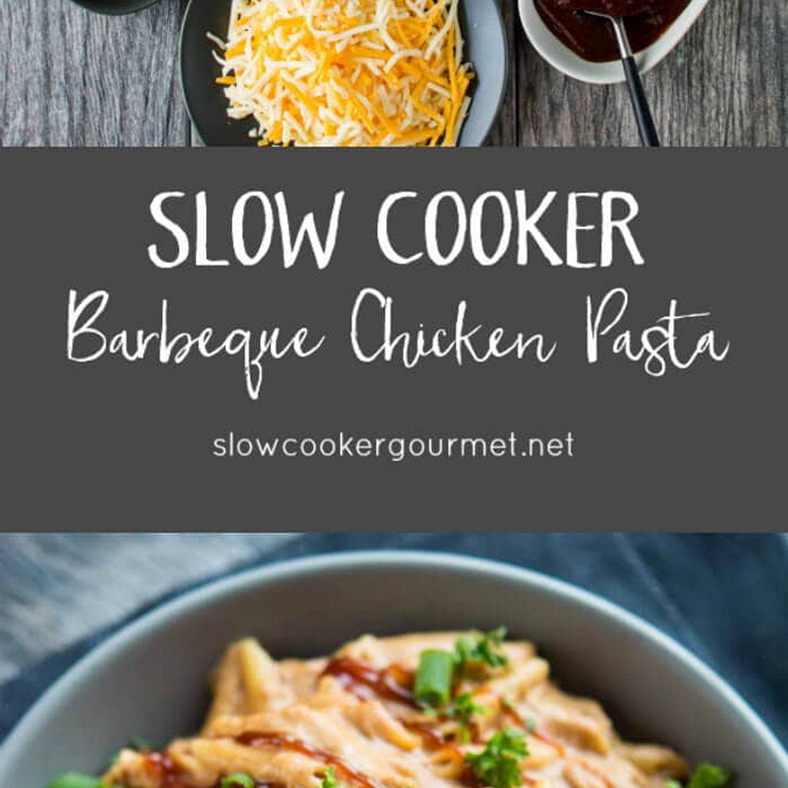 Slow Cooker Barbecue Chicken Pasta