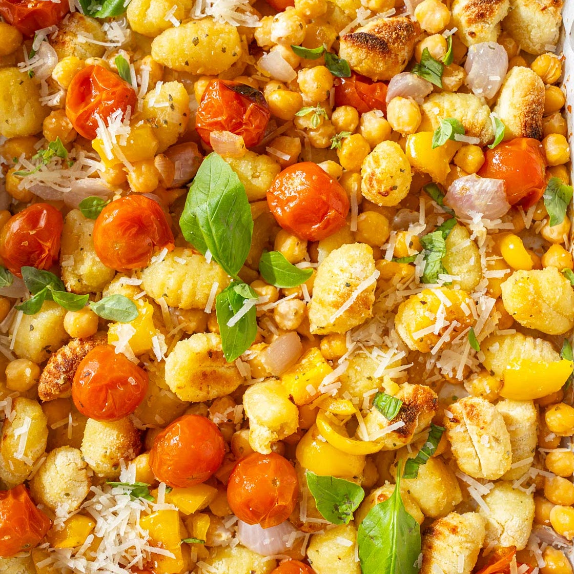Vegetarian Sheet Pan Gnocchi