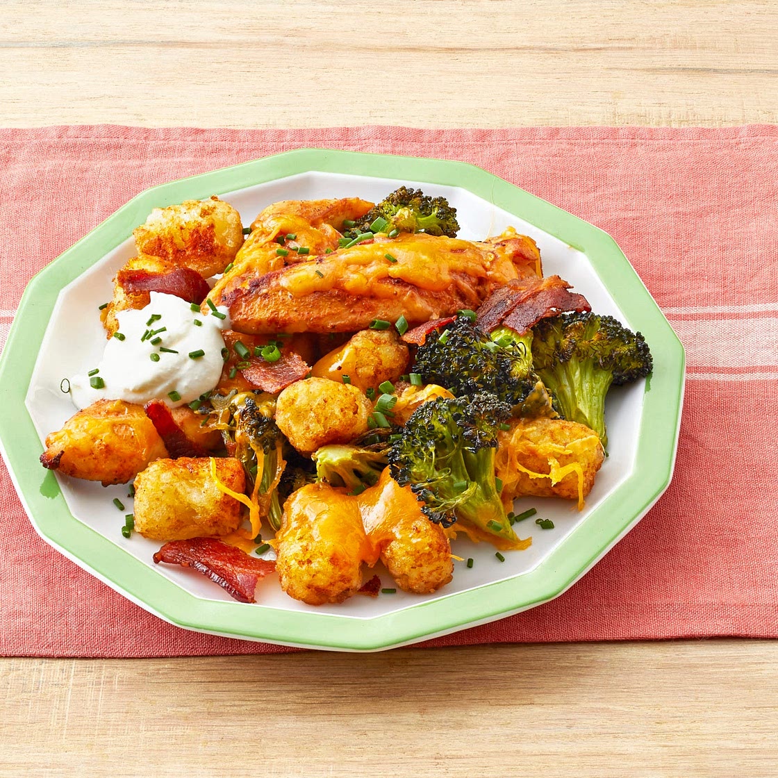 Loaded Chicken and Tater Tots